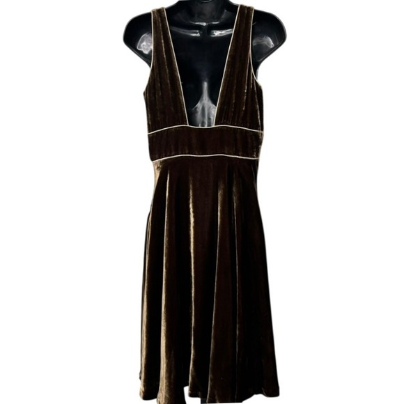 Zara Woman Velvet Midi Dress Sz M Fairy Grunge Whimsygoth Jewel Tones Autumn - Picture 2 of 8